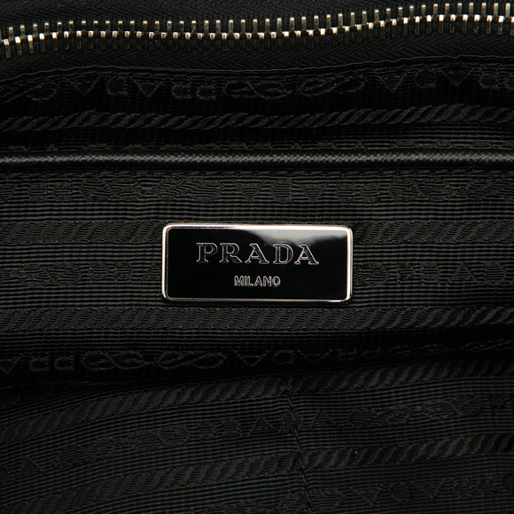 Pre-Loved Prada Saffiano Trimmed Tessuto Applique Tote - Picture 5 of 6